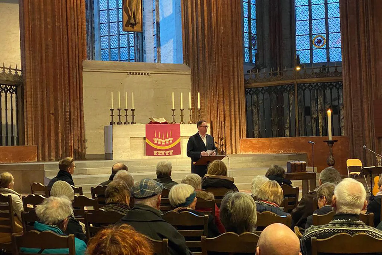 Eröffnung Was bleibt mit Bürgermeister Jan Lindenau